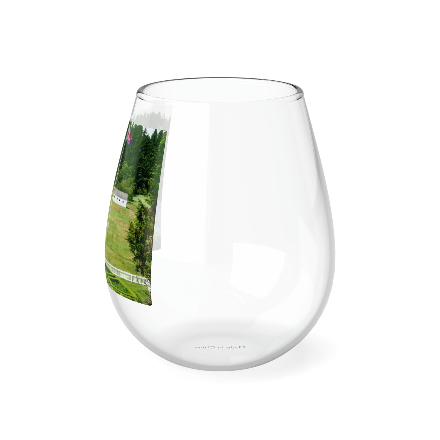 Magnificent Grandiose Views - Stemless Wine Glass, 11.75 oz - Fry1Productions