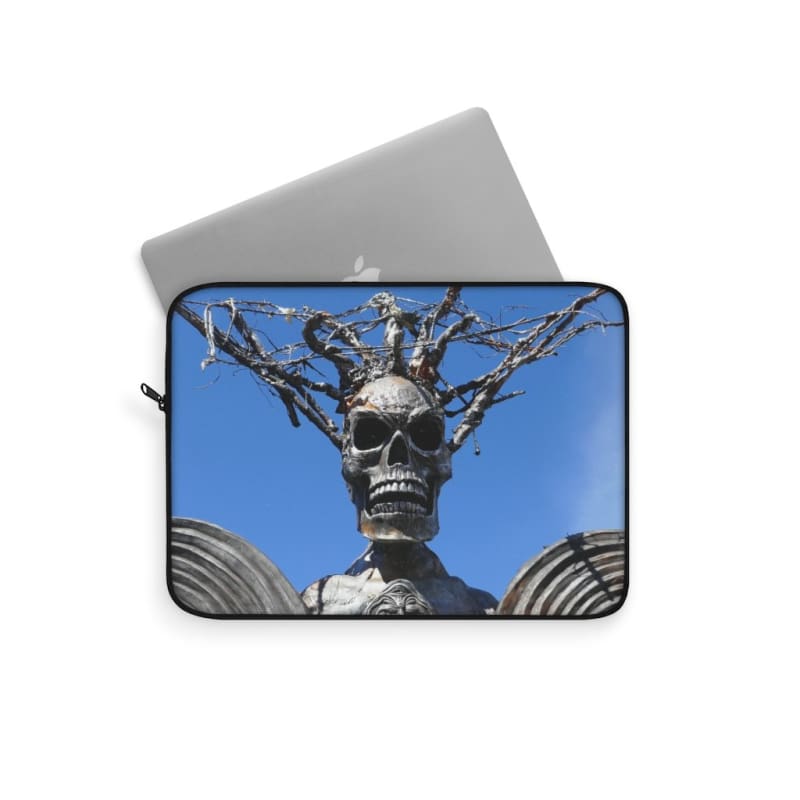 "Skull Warrior Stare" - Laptop Sleeve - Fry1Productions