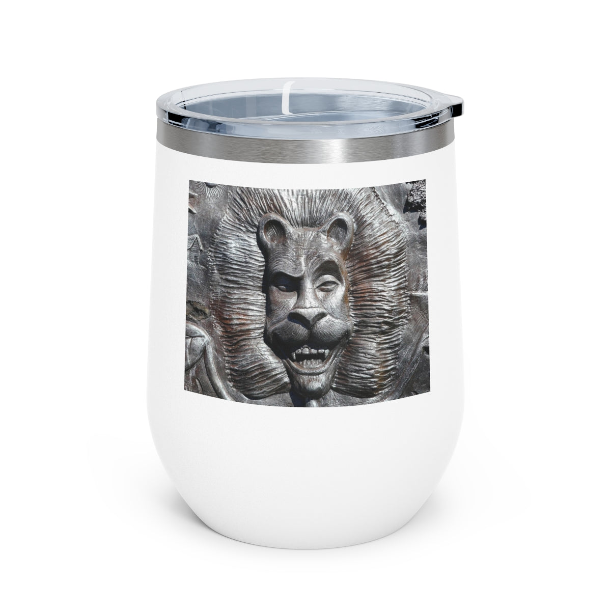 Lion's Friends Forever - 12 oz Insulated Wine Tumbler - Fry1Productions