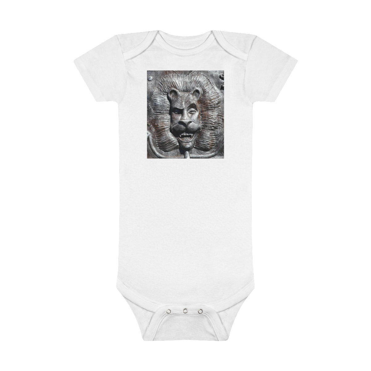 Lion's Friends Forever - Baby Short Sleeve Onesie - Fry1Productions