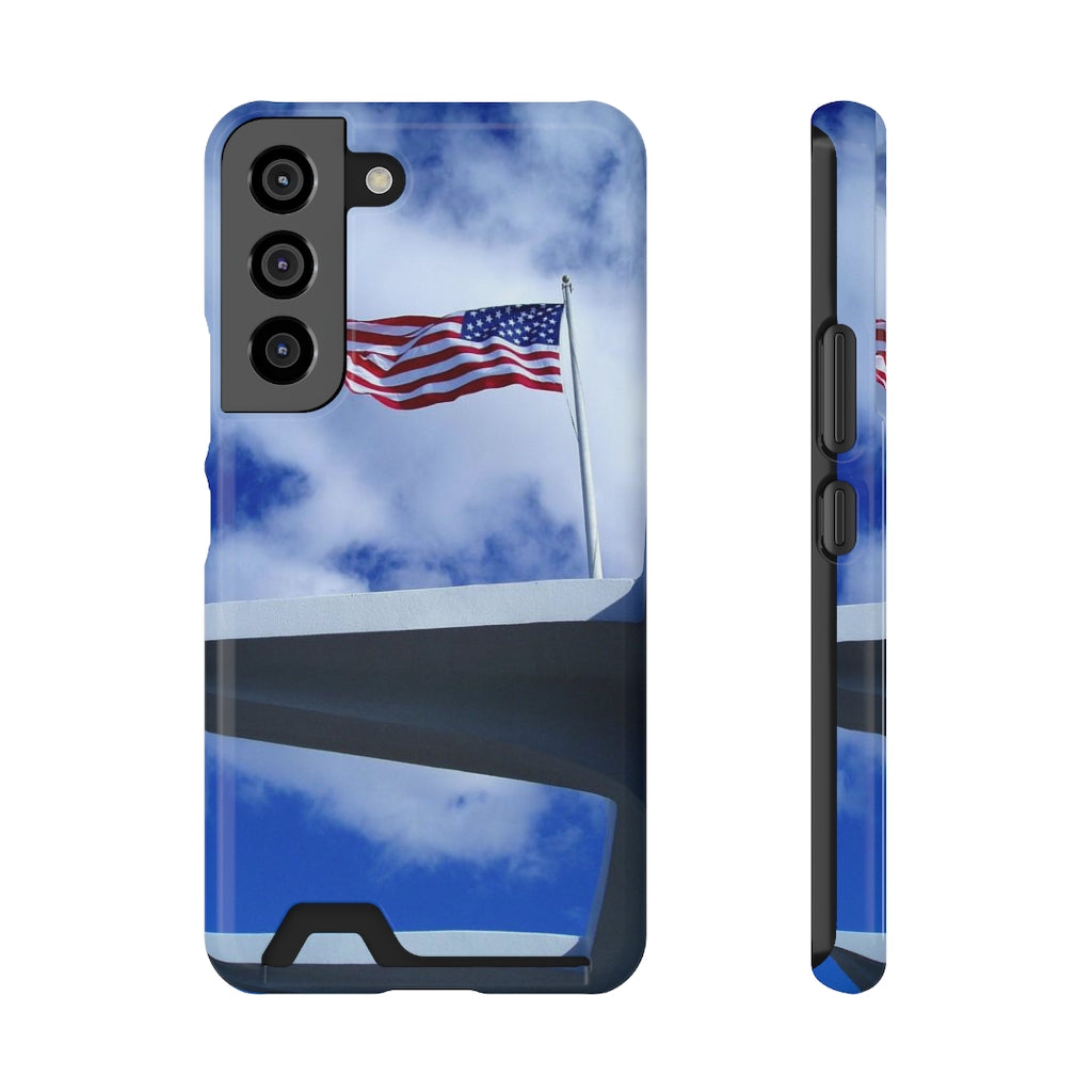 "In Solemn Remembrance" - Galaxy S22 S21 & iPhone 13 Case With Card Holder - Fry1Productions