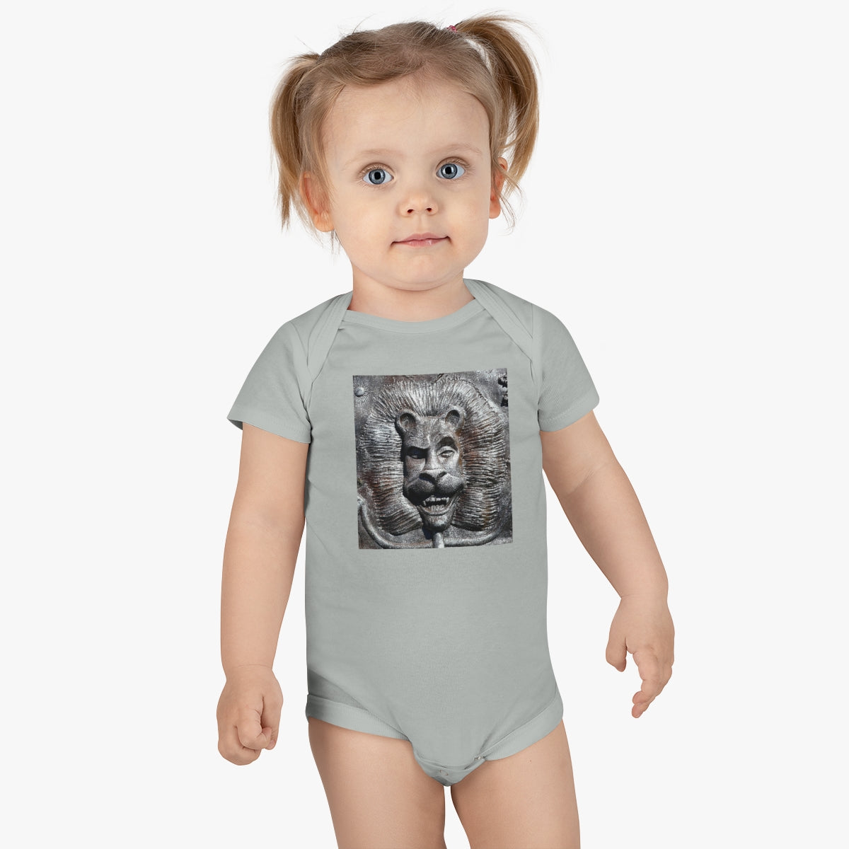 Lion's Friends Forever - Baby Short Sleeve Onesie - Fry1Productions