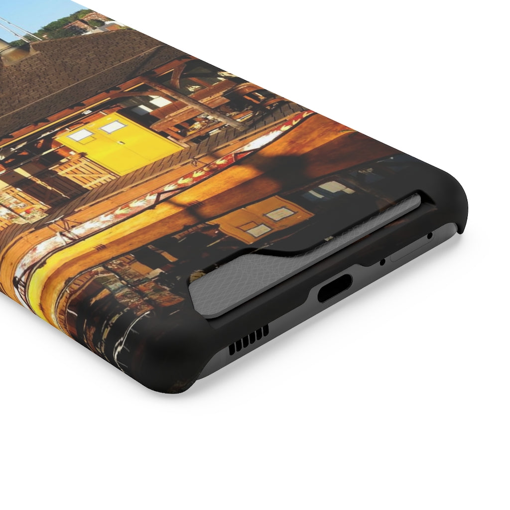 "Q'il'bid Awe" - Galaxy S22 S21 & iPhone 13 Case With Card Holder - Fry1Productions