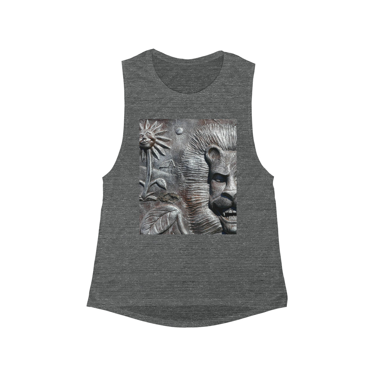 Lion's Friends Forever V2 - Women's Flowy Scoop Muscle Tank - Fry1Productions