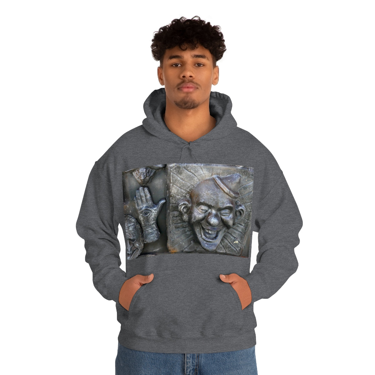 Cosmic Laughter - Unisex Heavy Blend Hooded Sweatshirt - Fry1Productions