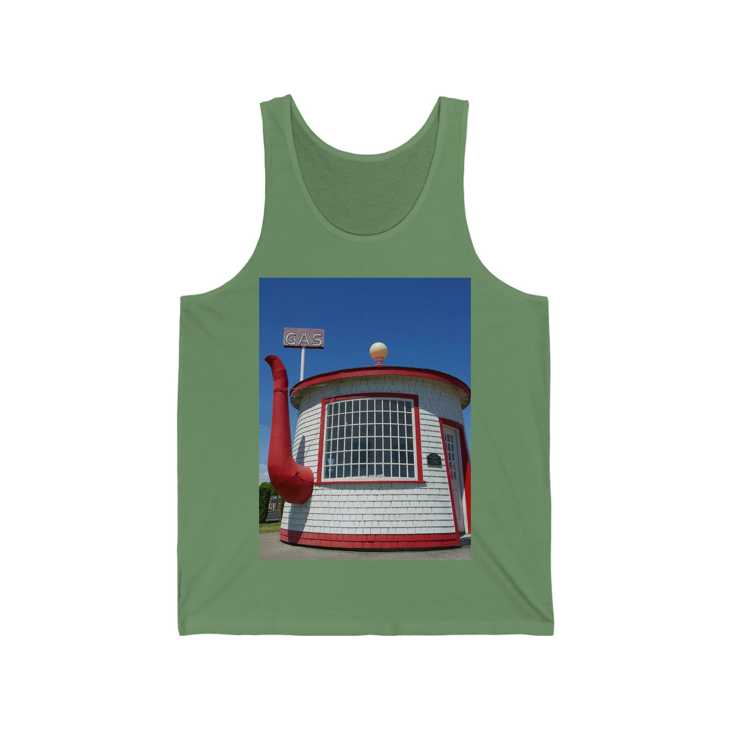 Historic Attraction Teapot Dome - Unisex Jersey Tank - Fry1Productions