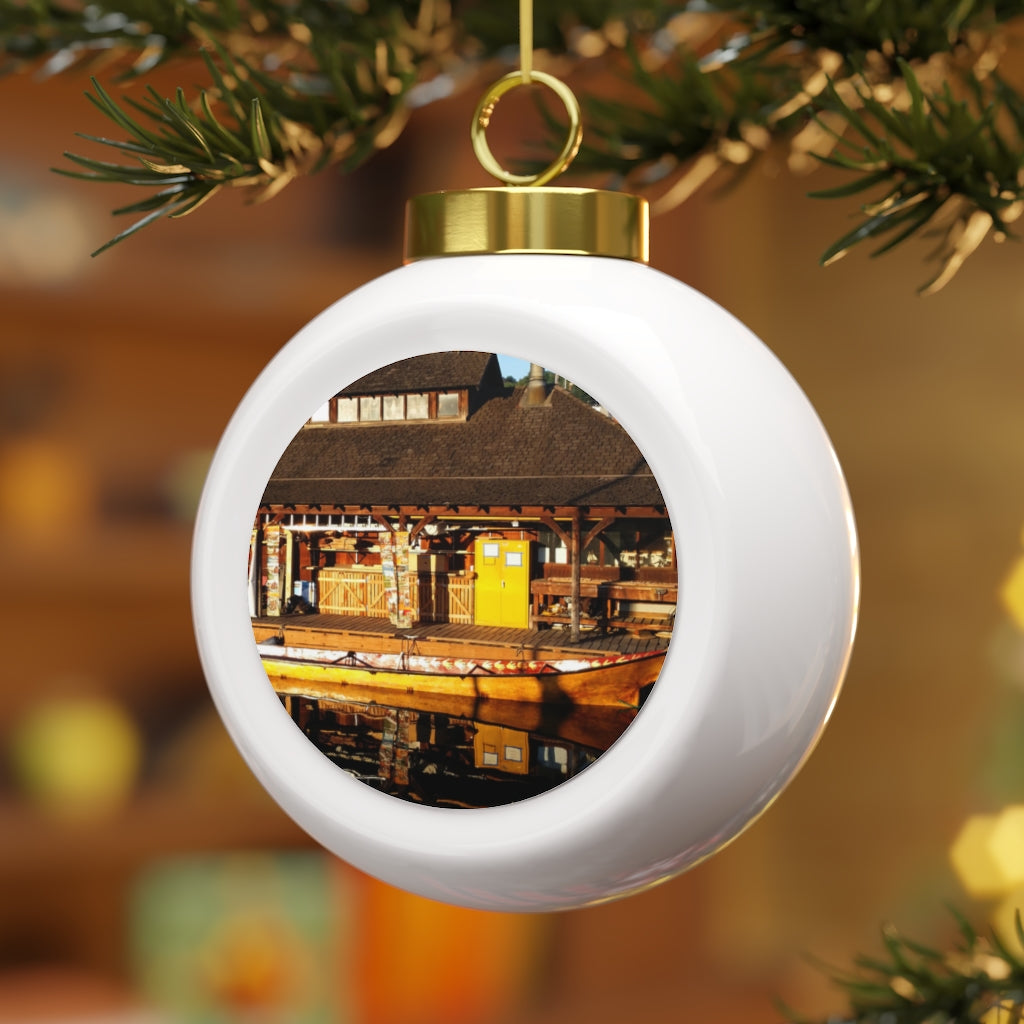 Q'il'bid Awe - Christmas Ball Ornament - Fry1Productions