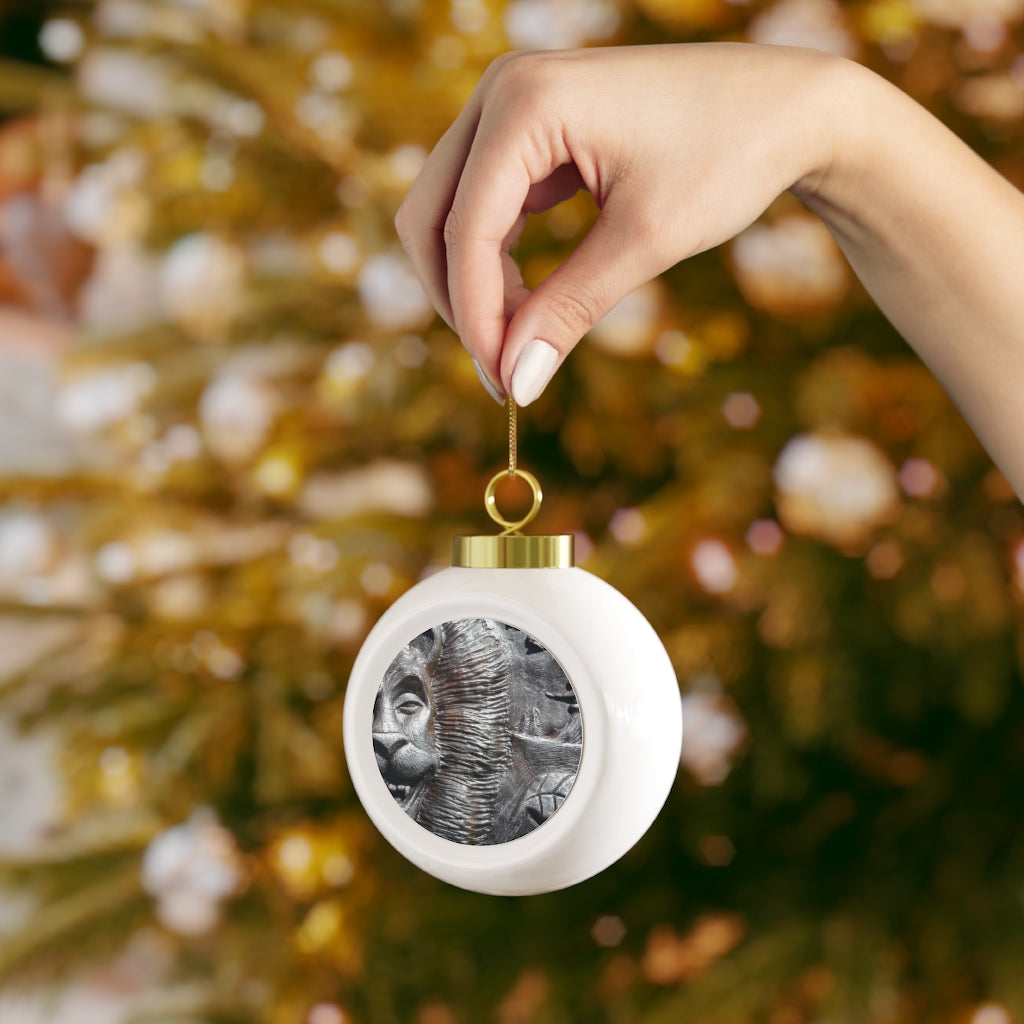 Lion's Friends Forever V3 - Christmas Ball Ornament - Fry1Productions