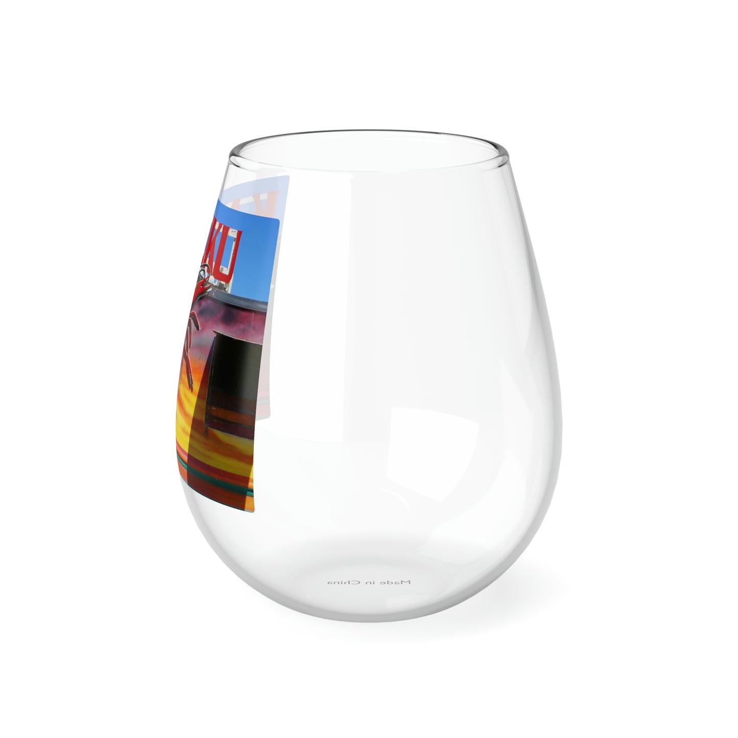 Kahuku Kai - Stemless Wine Glass, 11.75 oz - Fry1Productions