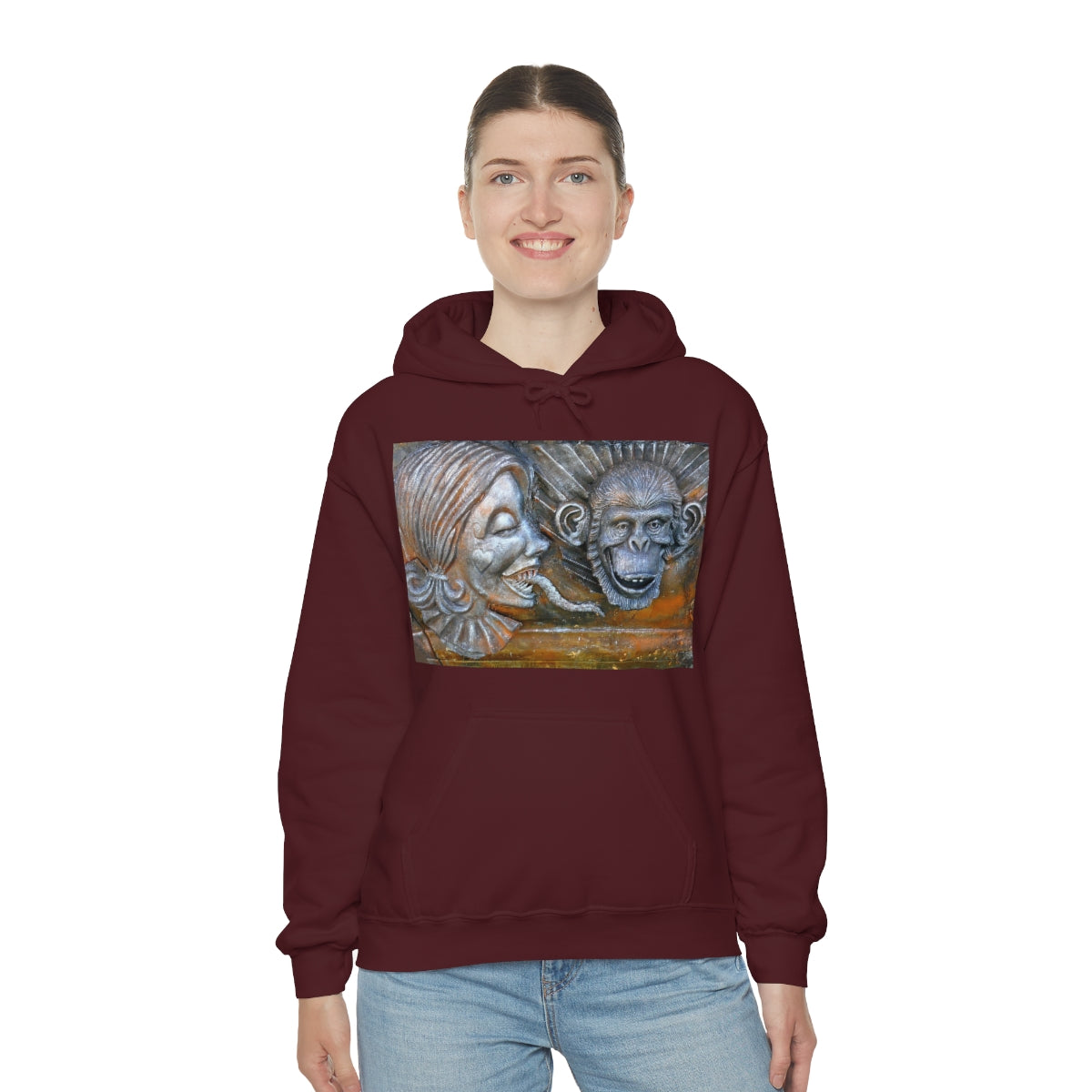Snakily Speaking - Unisex Heavy Blend Hooded Sweatshirt - Fry1Productions