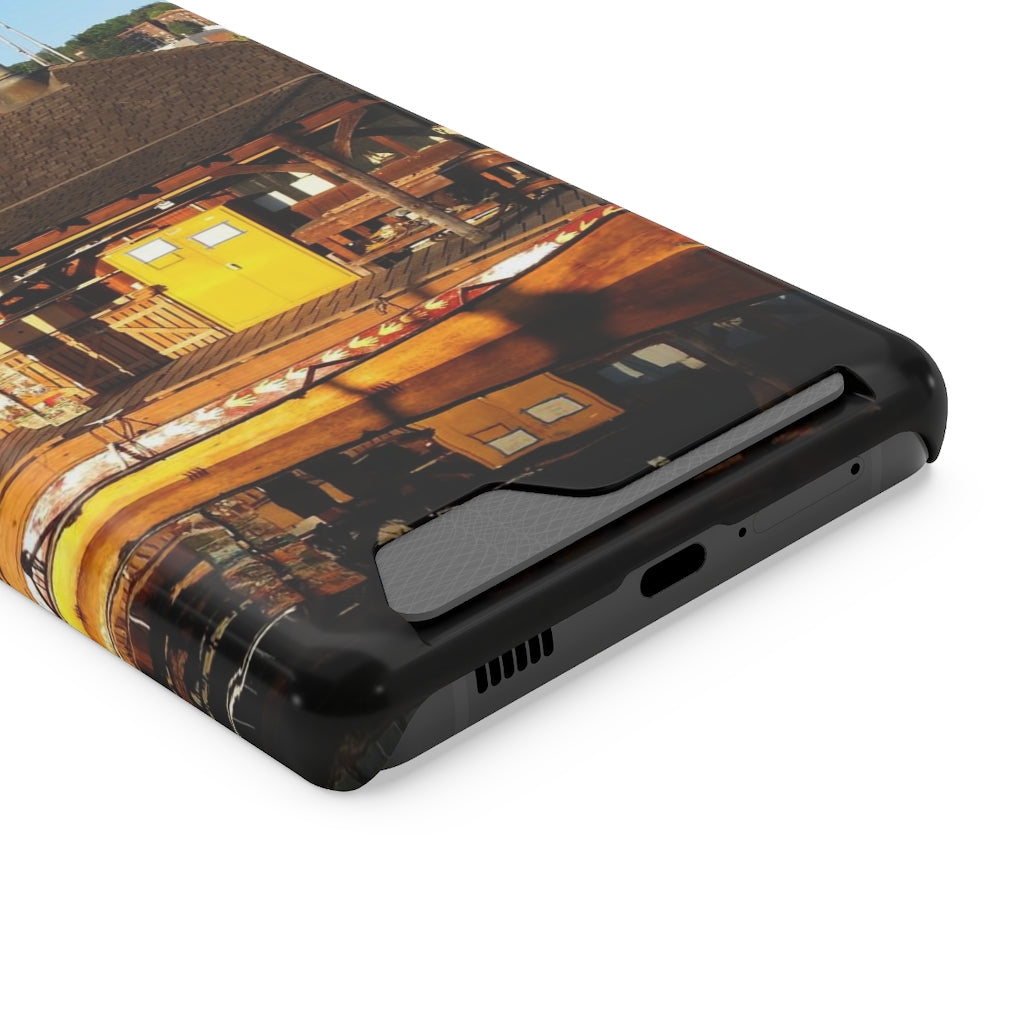 "Q'il'bid Awe" - Galaxy S22 S21 & iPhone 13 Case With Card Holder - Fry1Productions