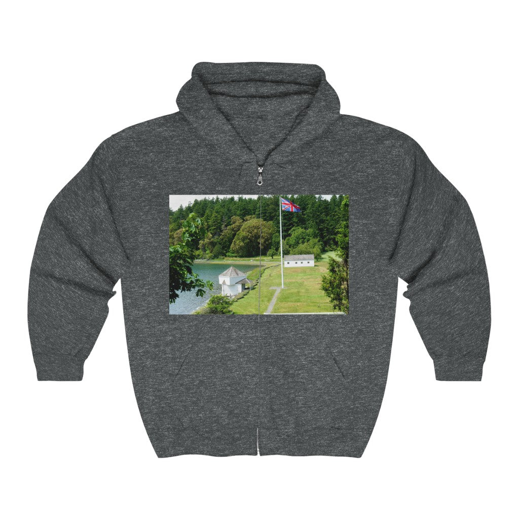 "Magnificent Grandiose Views" - Unisex Full Zip Hooded Sweatshirt - Fry1Productions