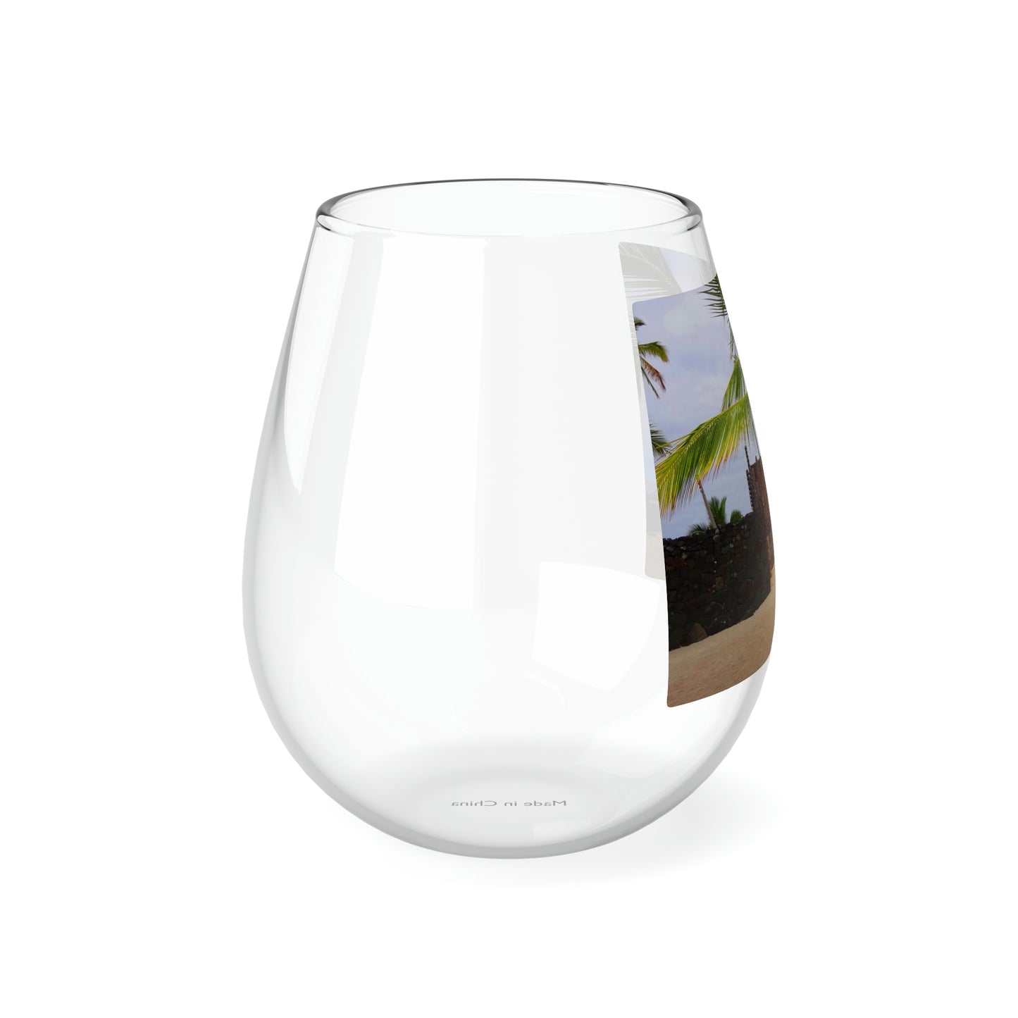 Florescence Hale O Keawe - Stemless Wine Glass, 11.75 oz - Fry1Productions