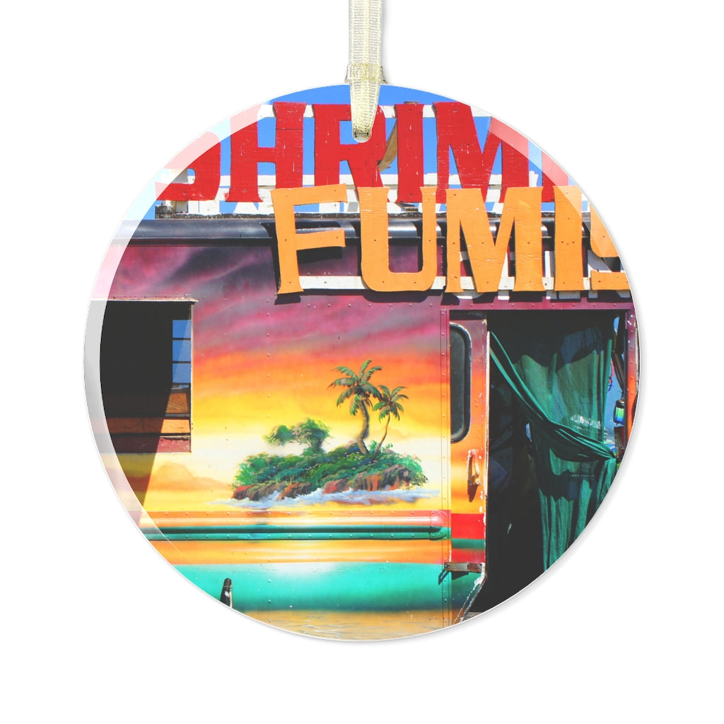 Island Love - Glass Ornament - Fry1Productions