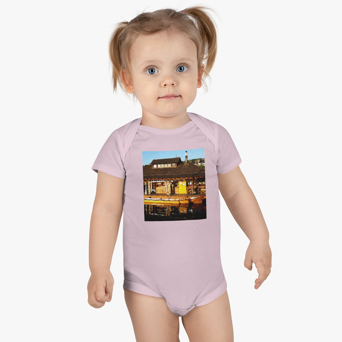 Q'il'bid Awe - Baby Short Sleeve Onesie - Fry1Productions
