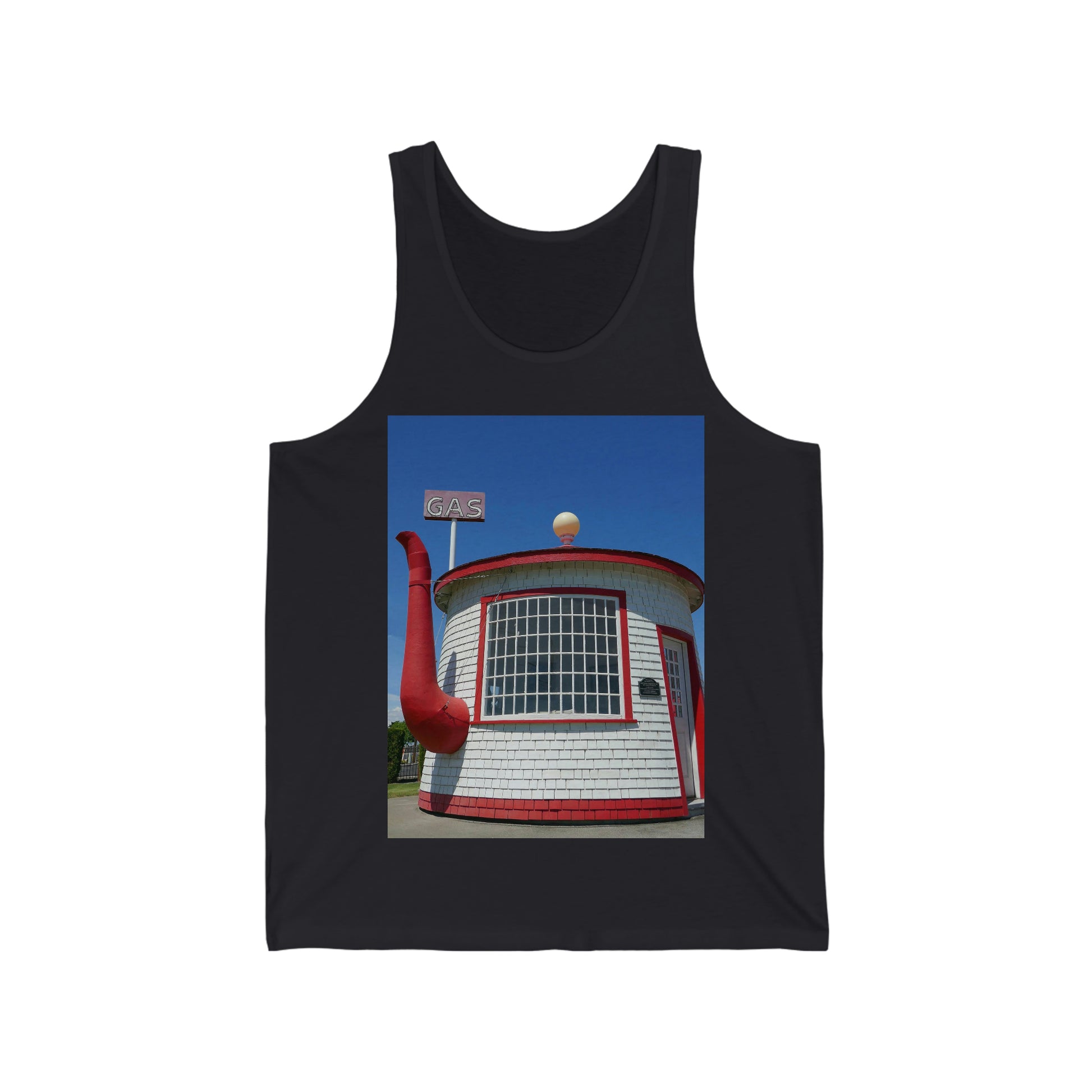 Historic Attraction Teapot Dome - Unisex Jersey Tank - Fry1Productions