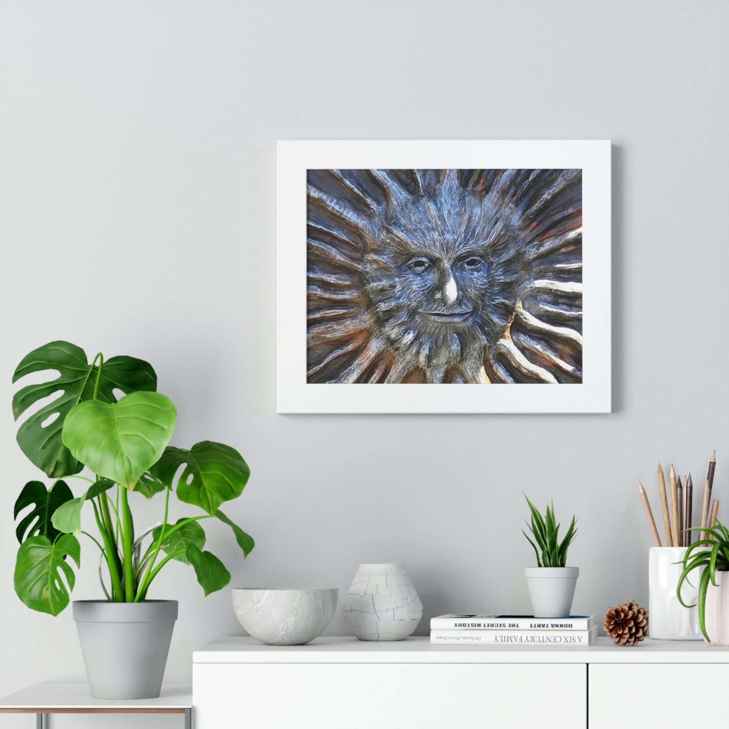 Sun God - Framed Horizontal Poster - Fry1Productions