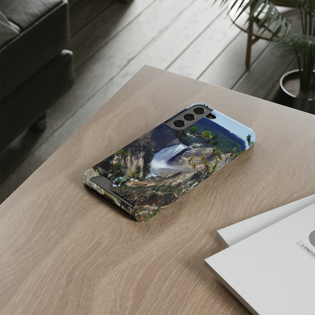 “Yellowstone's Splendor” - Galaxy S22 S21 & iPhone 13 Case With Card Holder - Fry1Productions