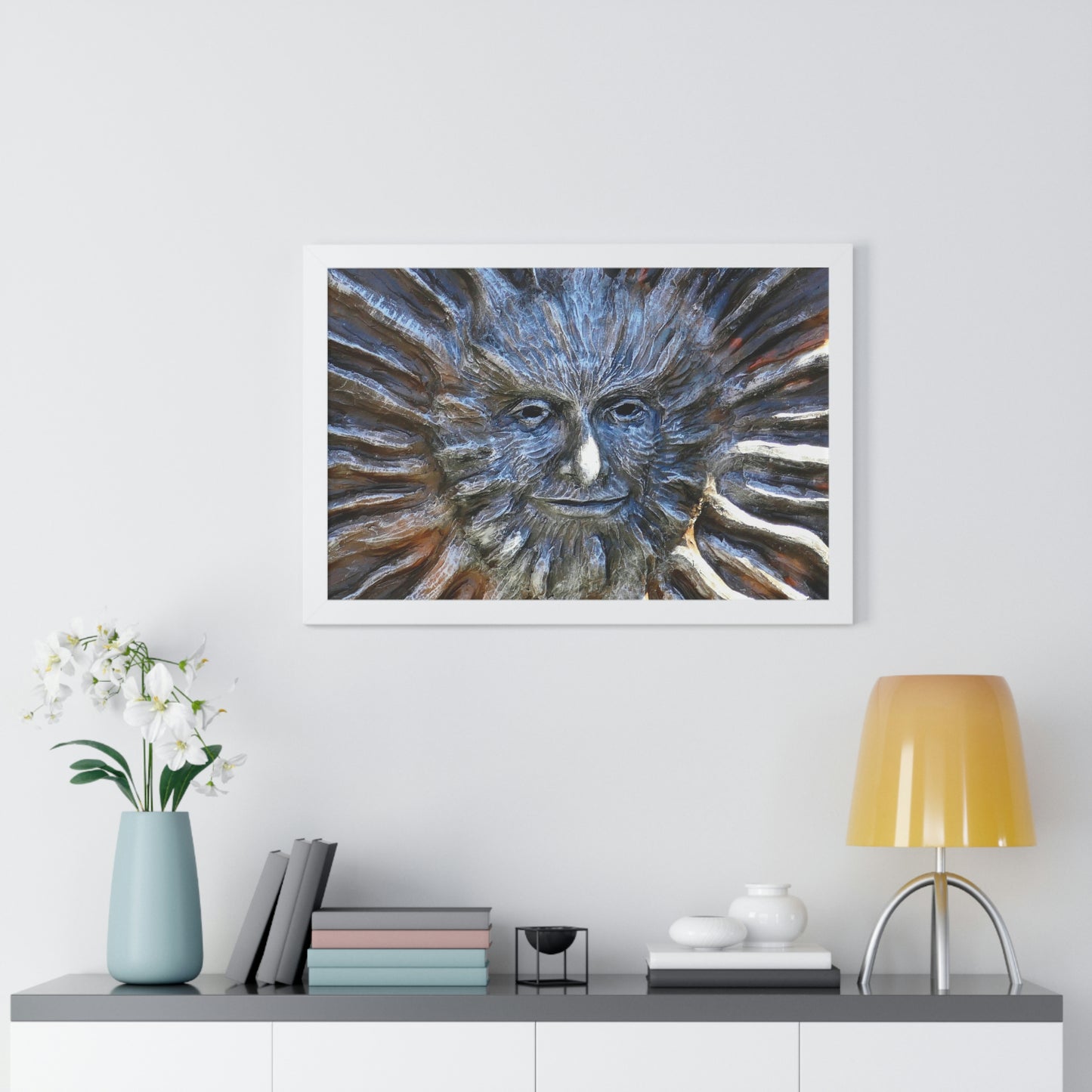 Sun God - Framed Horizontal Poster - Fry1Productions