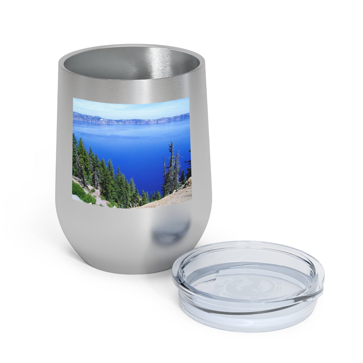 Deep Blue - 12 oz Insulated Wine Tumbler - Fry1Productions