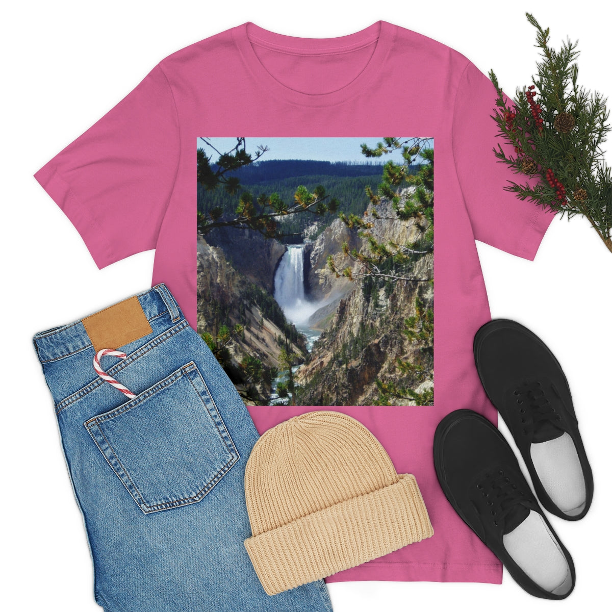 Yellowstone's Splendor - Unisex Jersey Short Sleeve T-Shirt - Fry1Productions