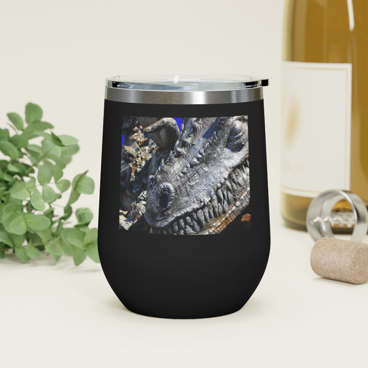 Delectable Vision - 12 oz Insulated Wine Tumbler - Fry1Productions