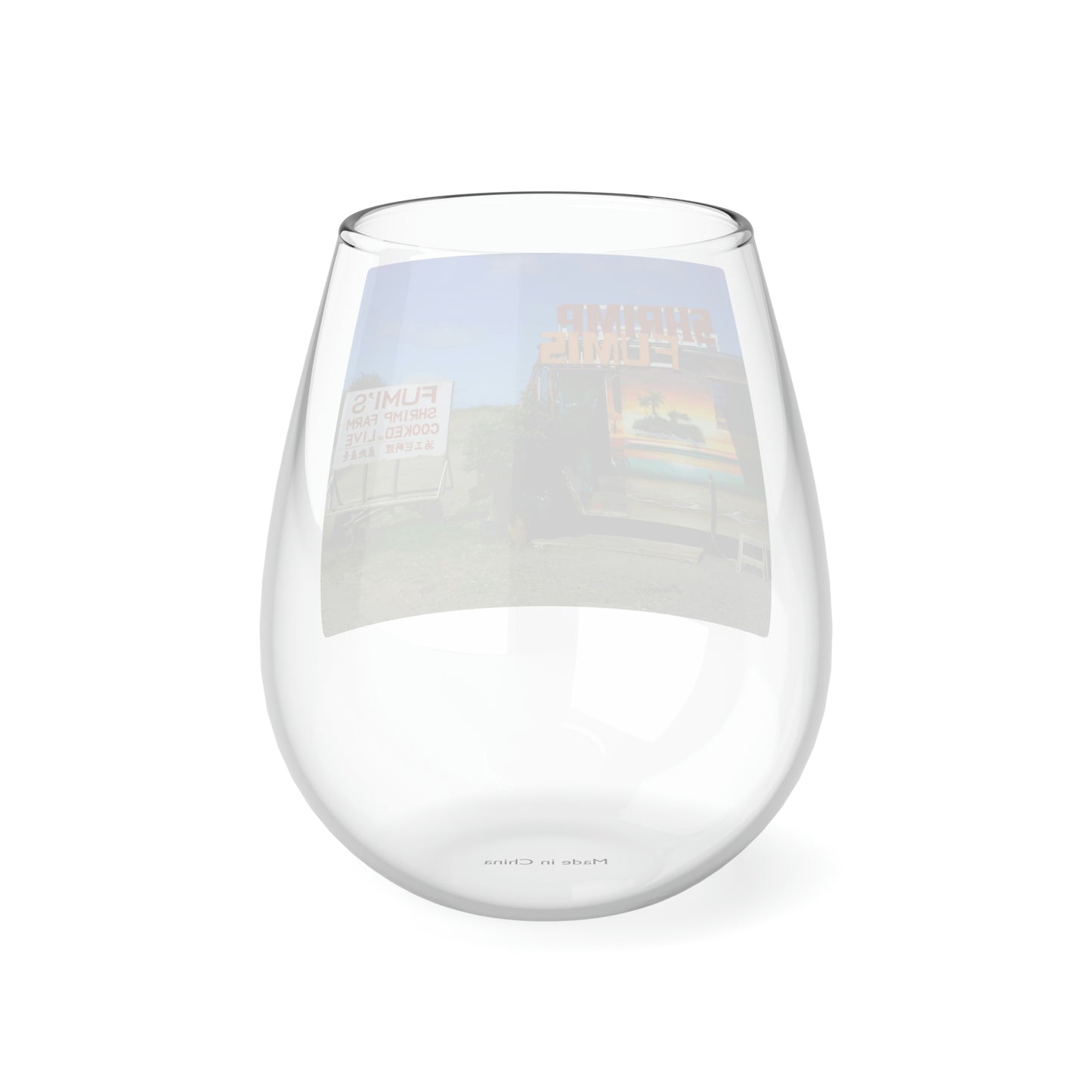 Kaulana Delights - Stemless Wine Glass, 11.75 oz - Fry1Productions