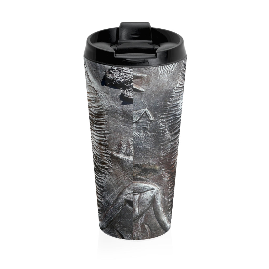 "Lion's Friends Forever" - Stainless Steel Travel Mug 15 oz - Fry1Productions