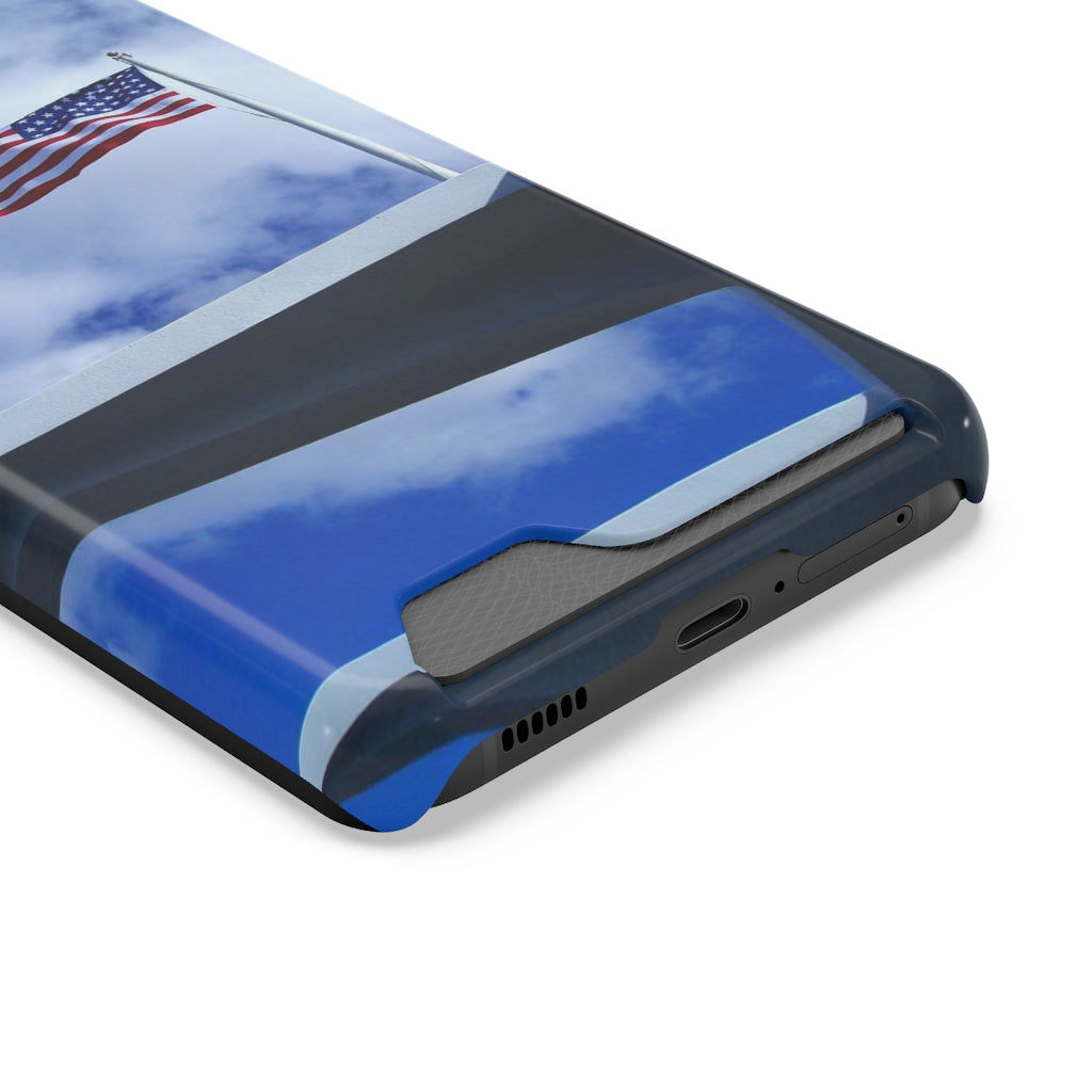 "In Solemn Remembrance" - Galaxy S22 S21 & iPhone 13 Case With Card Holder - Fry1Productions