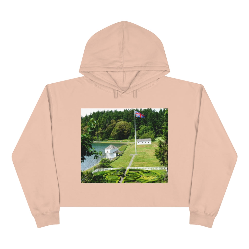 Magnificent Grandiose Views - Crop Hoodie - Fry1Productions
