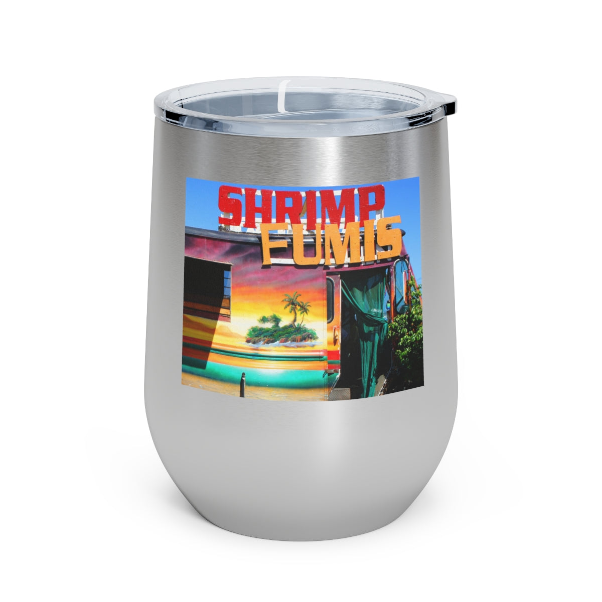 Island Love - 12 oz Insulated Wine Tumbler - Fry1Productions