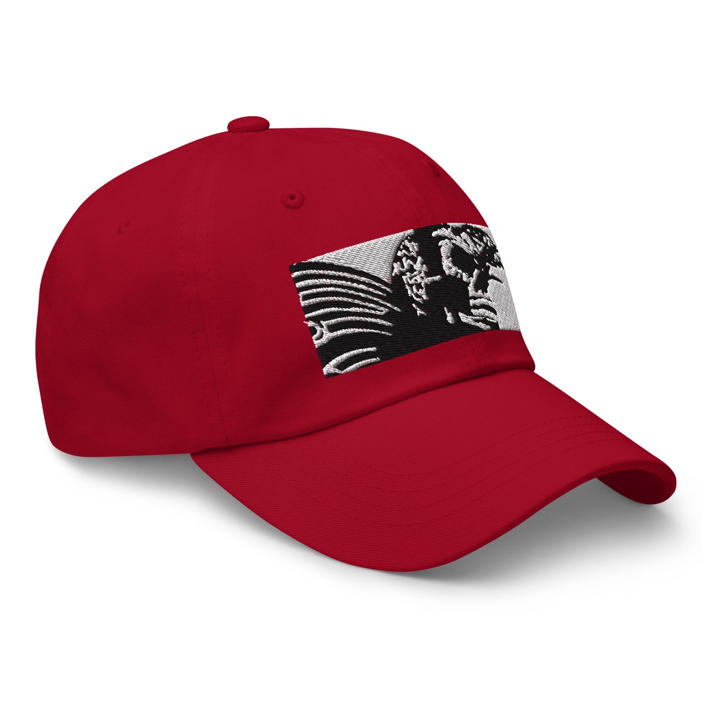 Skull Warrior (Black & White) - Classic Dad Hat - Fry1Productions