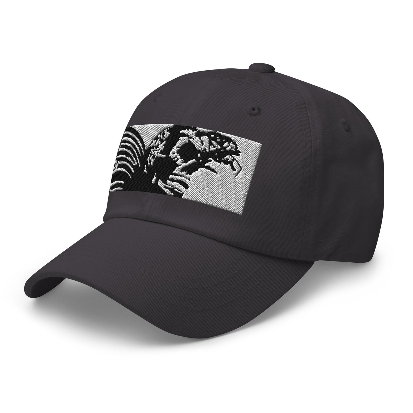 Skull Warrior (Black & White) - Classic Dad Hat - Fry1Productions