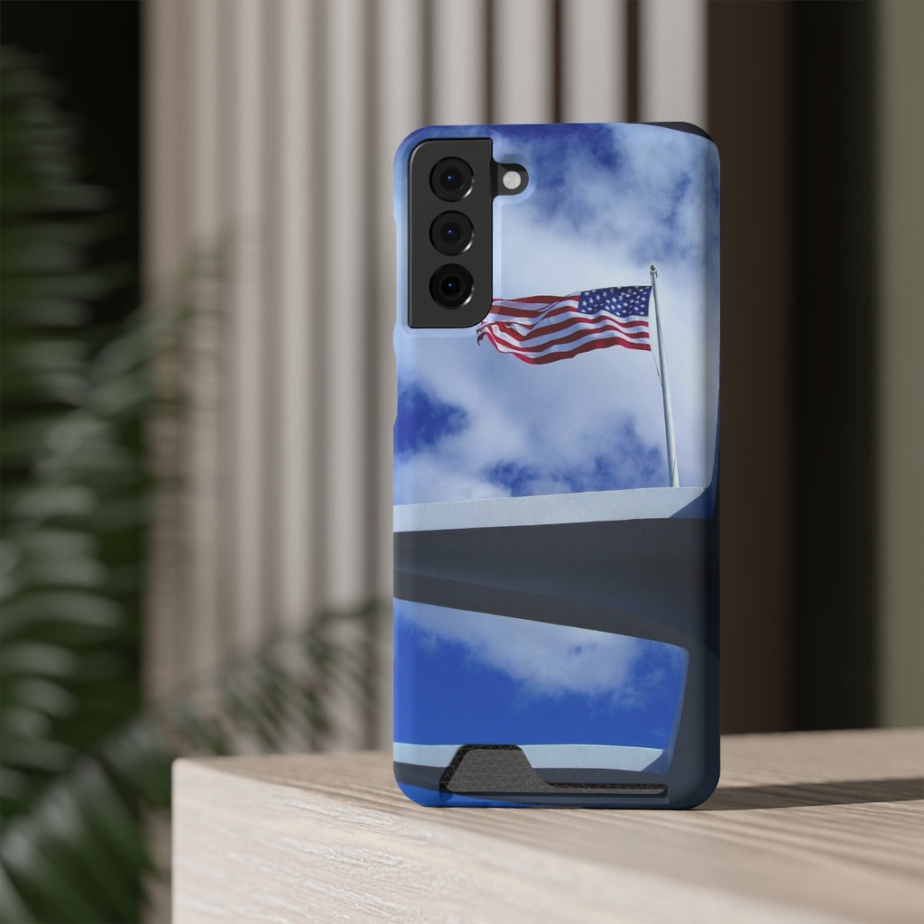 "In Solemn Remembrance" - Galaxy S22 S21 & iPhone 13 Case With Card Holder - Fry1Productions