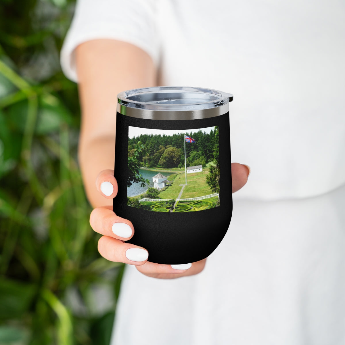 Magnificent Grandiose Views - 12 oz Insulated Wine Tumbler - Fry1Productions