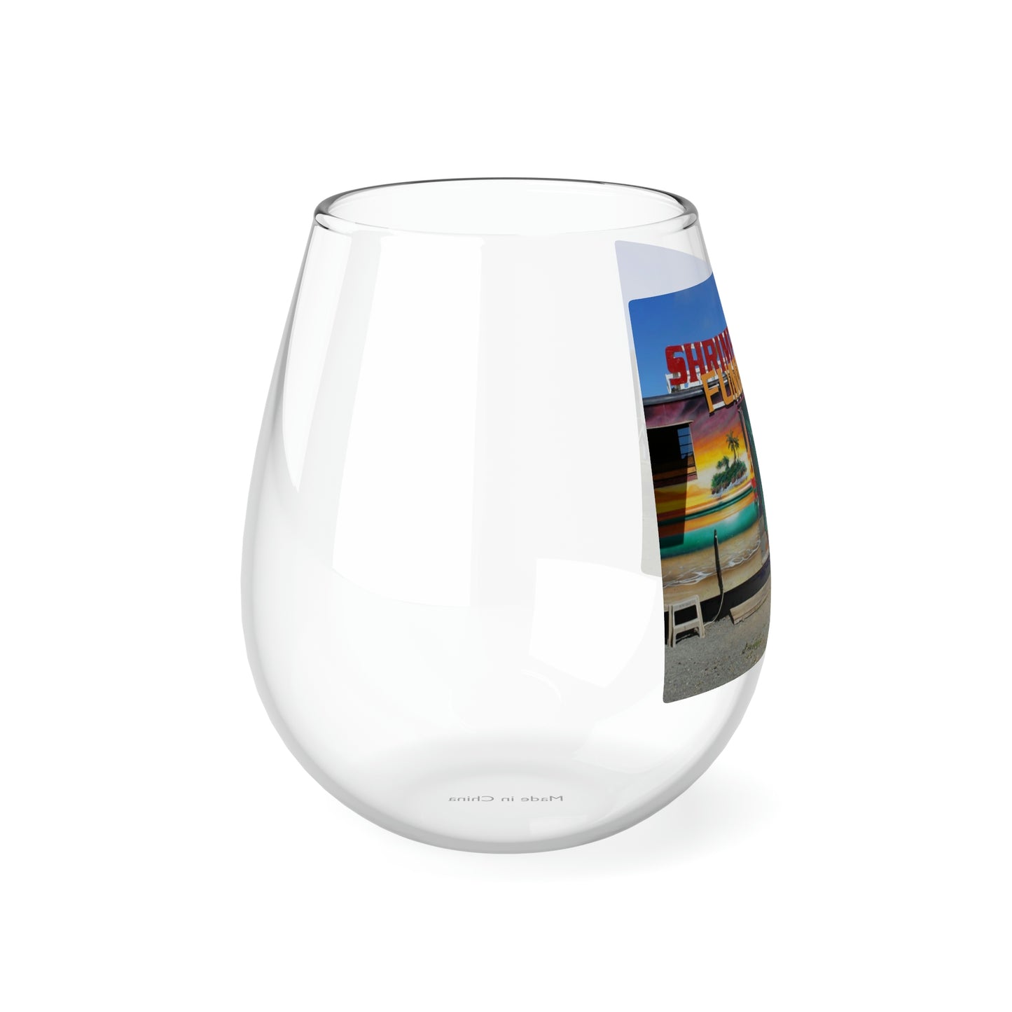 Kaulana Delights - Stemless Wine Glass, 11.75 oz - Fry1Productions
