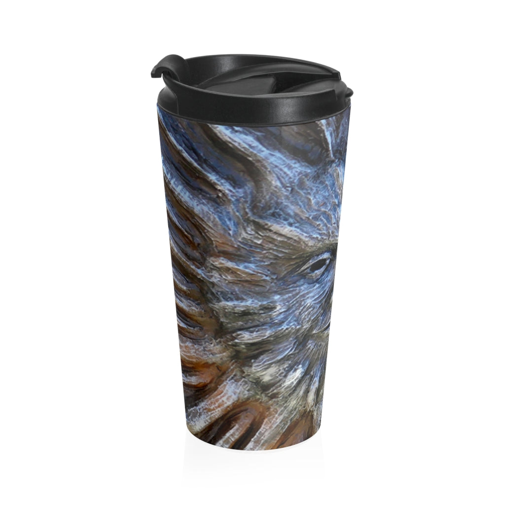 "Sun God" - Stainless Steel Travel Mug 15 oz - Fry1Productions