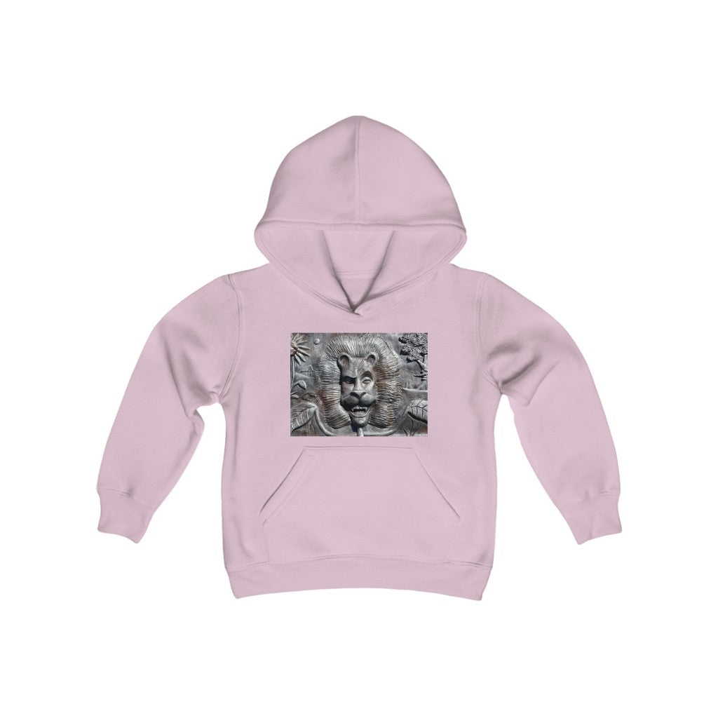 "Lion's Friends Forever" - Youth Heavy Blend Hooded Sweatshirt - Fry1Productions