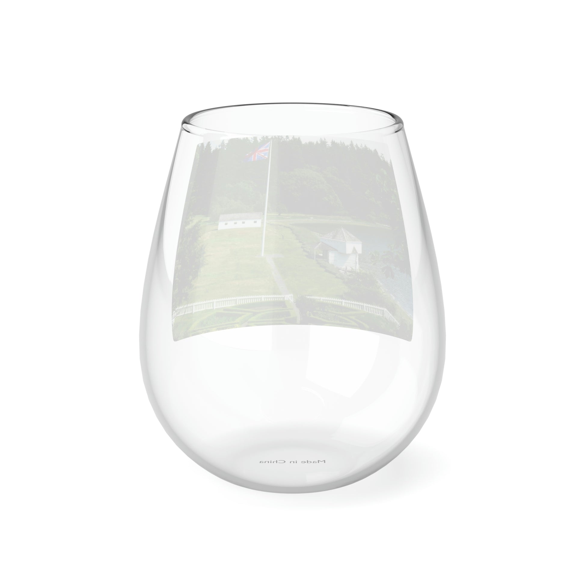 Magnificent Grandiose Views - Stemless Wine Glass, 11.75 oz - Fry1Productions