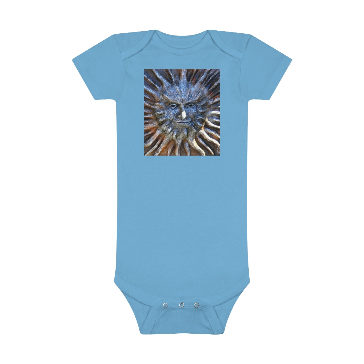 Sun God - Baby Short Sleeve Onesie - Fry1Productions