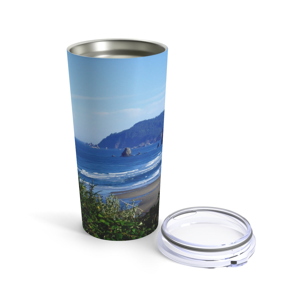 "Sea Stacks Triumph" - Stainless Steel Tumbler 20 oz - Fry1Productions