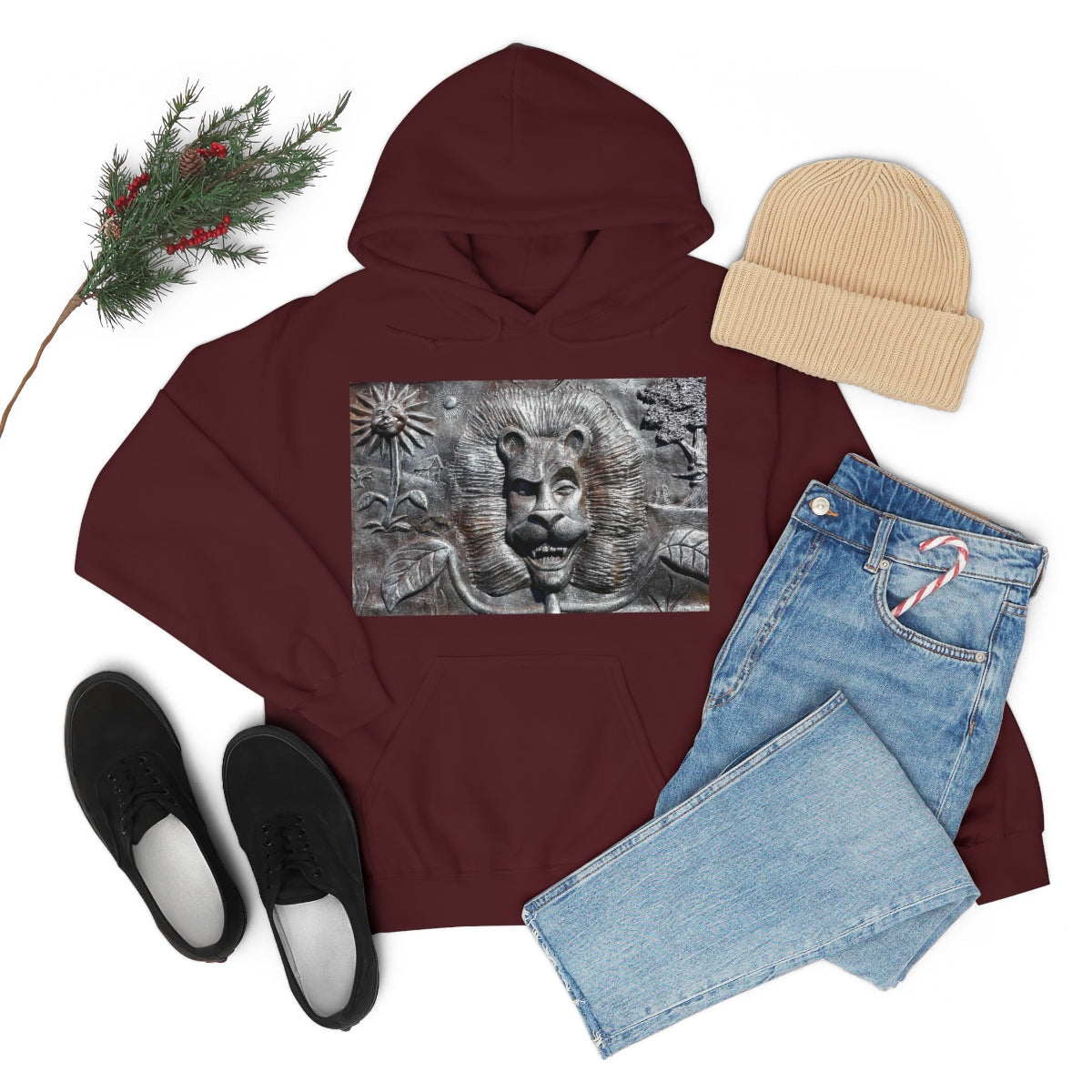 Lion's Friends Forever - Unisex Heavy Blend Hooded Sweatshirt - Fry1Productions