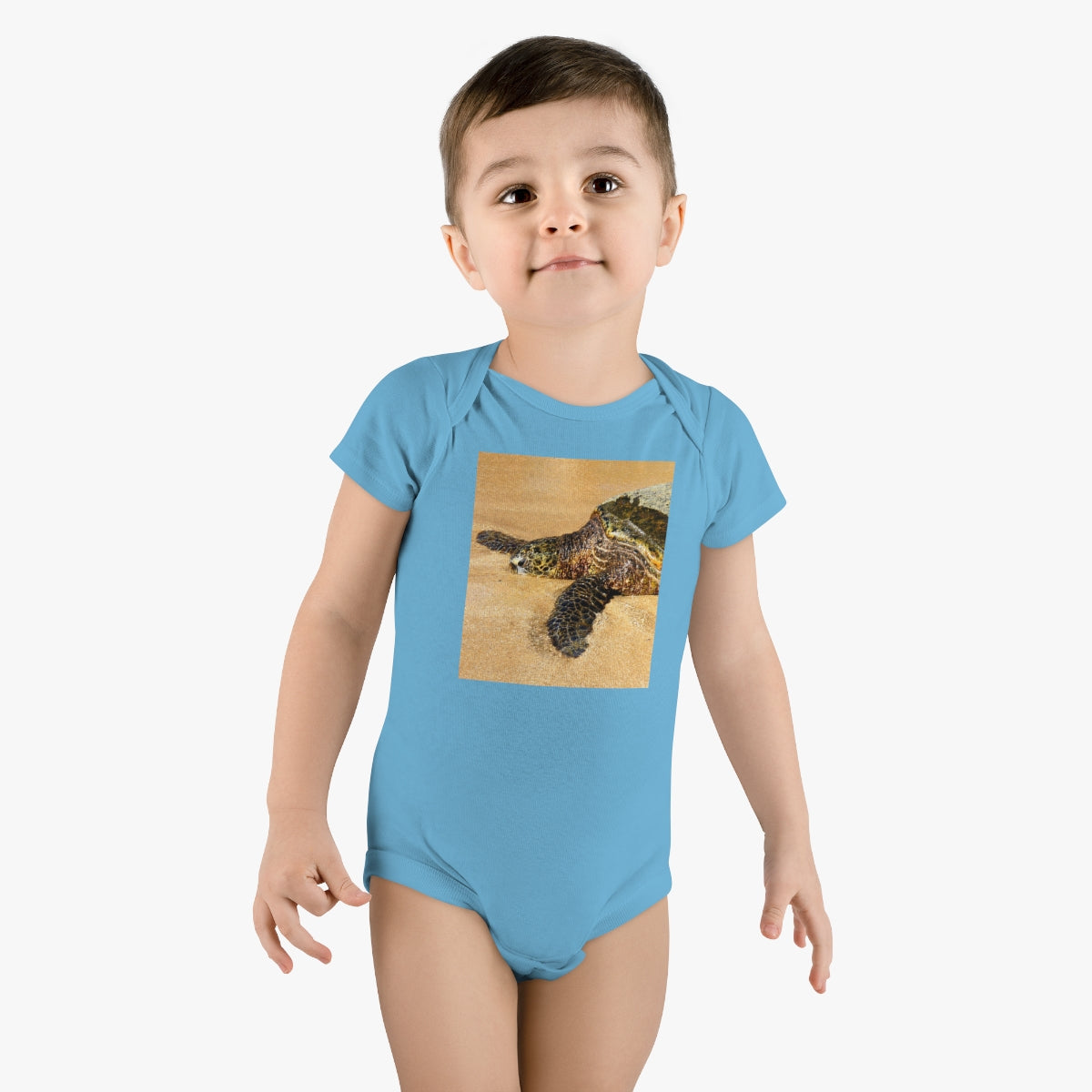 Glistening Journey - Baby Short Sleeve Onesie - Fry1Productions