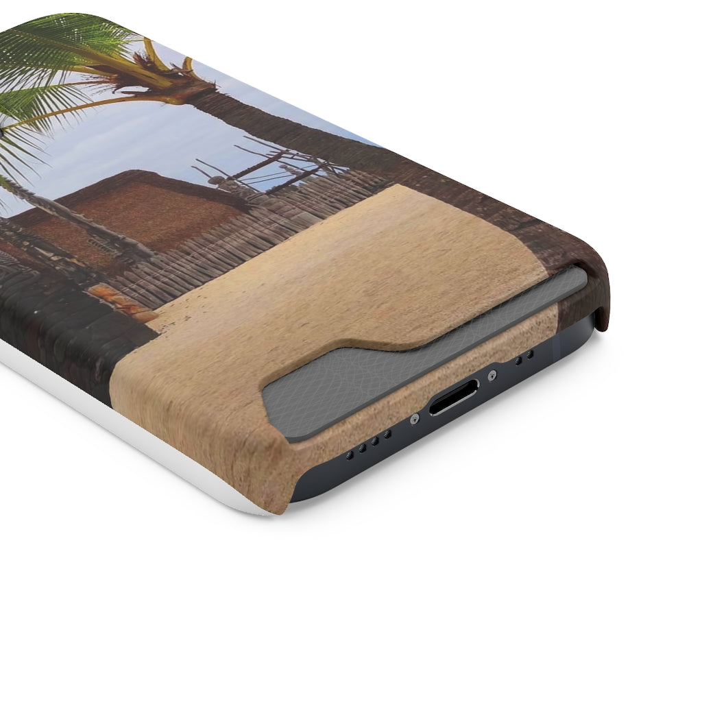 “Florescence Hale O Keawe” - Galaxy S22 S21 & iPhone 13 Case With Card Holder - Fry1Productions