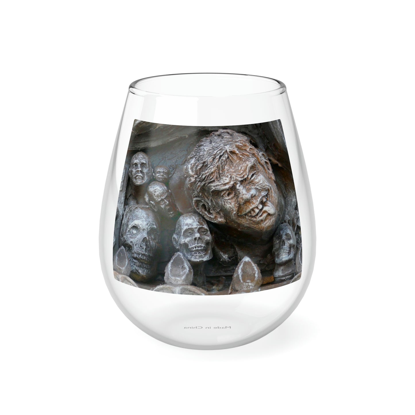 Waiting For The King - Stemless Wine Glass, 11.75 oz - Fry1Productions
