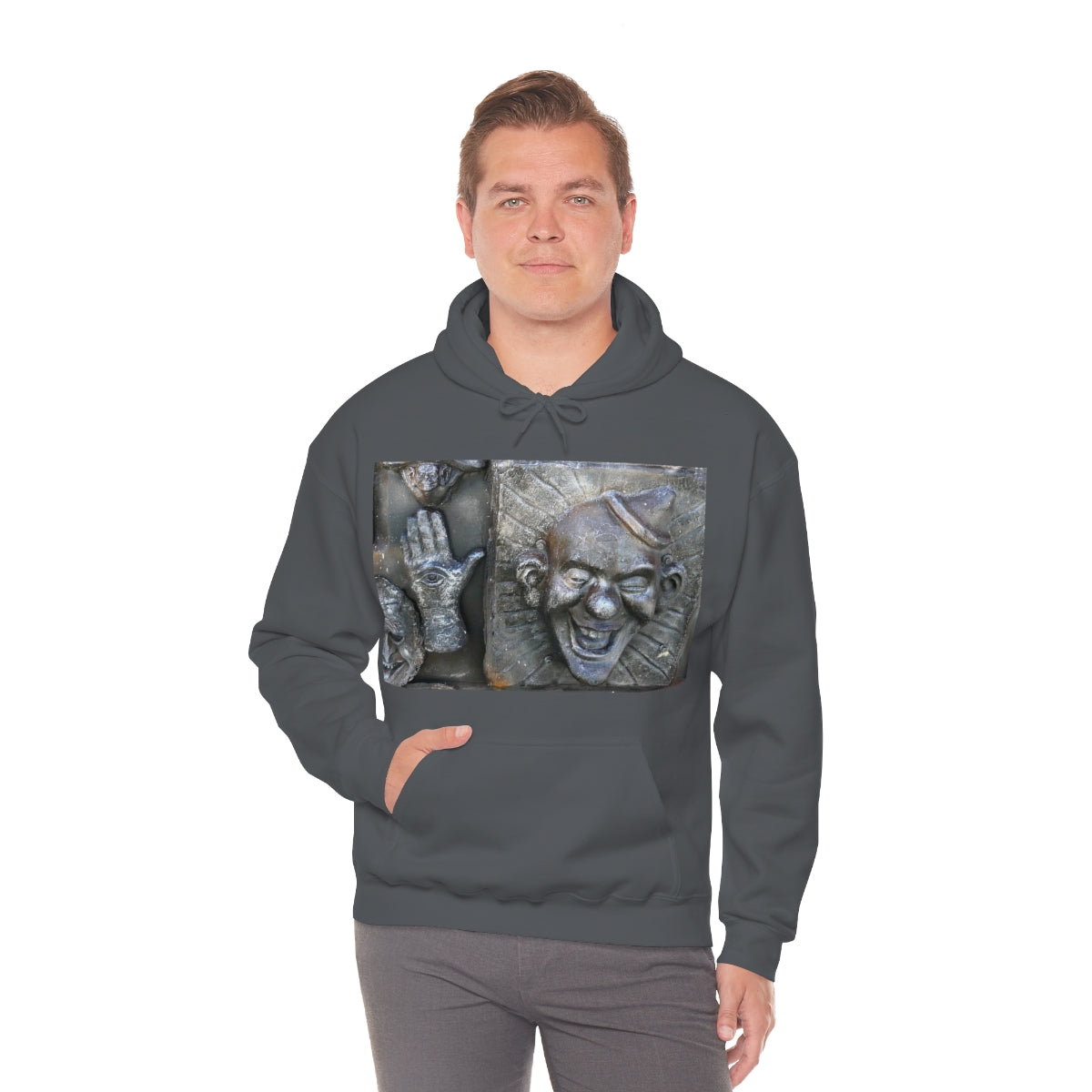 Cosmic Laughter - Unisex Heavy Blend Hooded Sweatshirt - Fry1Productions