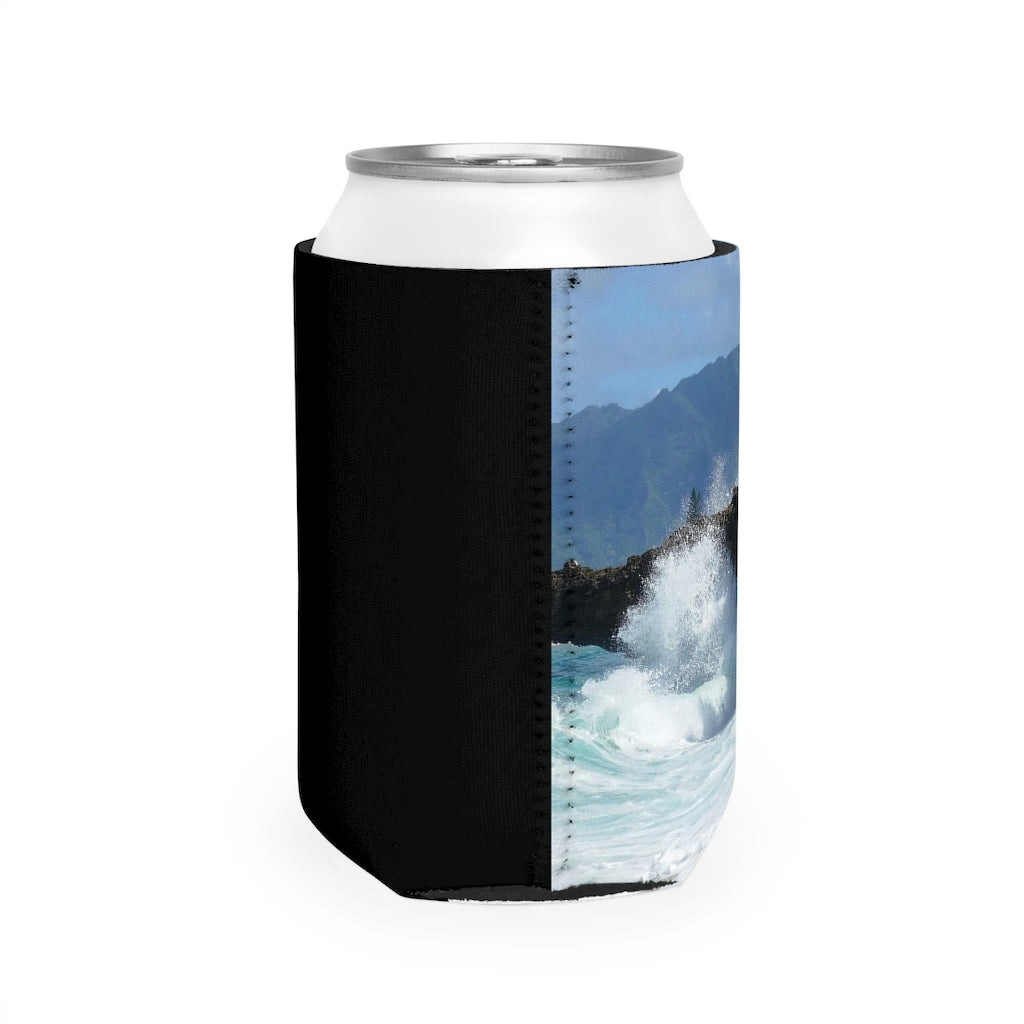 Rockin Surfer's Rope - Can Cooler Neoprene Sleeve 12oz - Fry1Productions