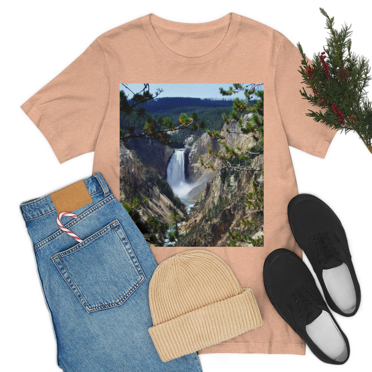 Yellowstone's Splendor - Unisex Jersey Short Sleeve T-Shirt - Fry1Productions