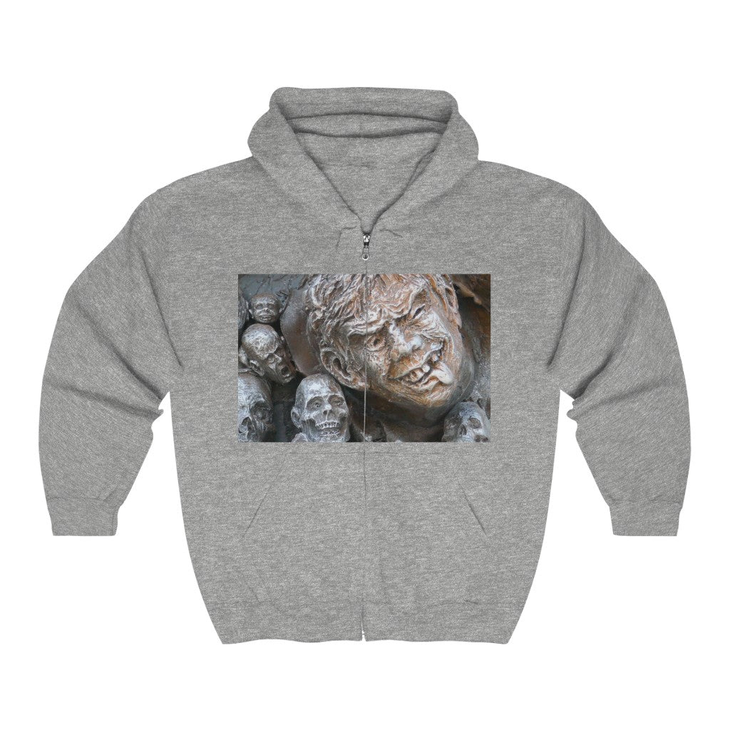 "Waiting for the King" - Unisex Full Zip Hooded Sweatshirt - Fry1Productions