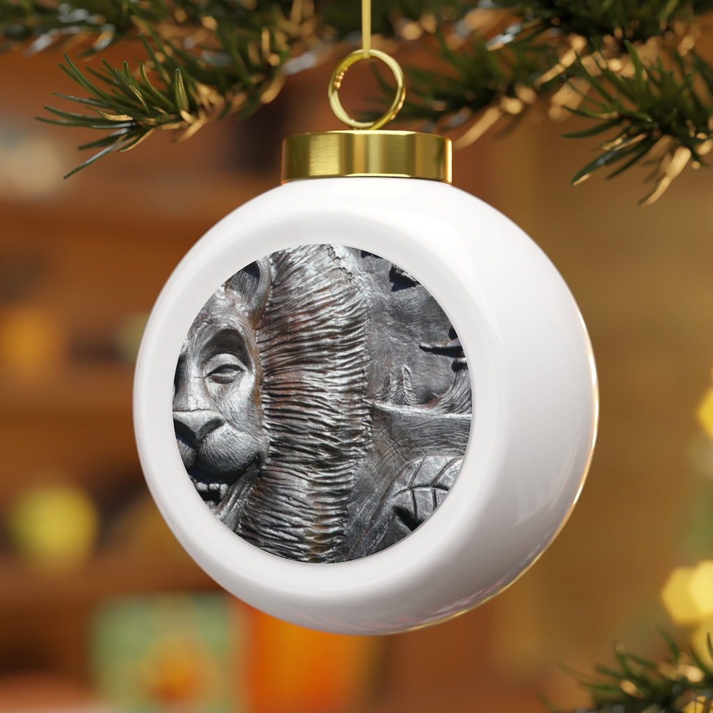 Lion's Friends Forever V3 - Christmas Ball Ornament - Fry1Productions